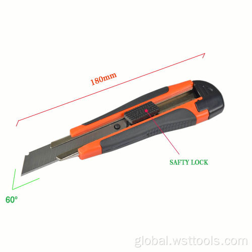 Box Cutter Safety Knife Retractable Utility Knife for Office and Home Use Factory